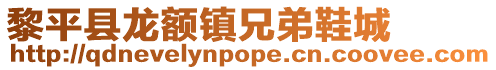 黎平縣龍額鎮兄弟鞋城