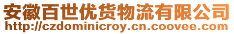 安徽百世優(yōu)貨物流有限公司