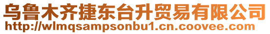 烏魯木齊捷東臺升貿易有限公司