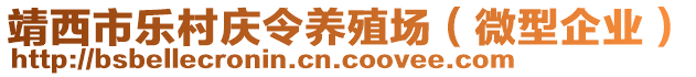 靖西市樂村慶令養(yǎng)殖場（微型企業(yè)）