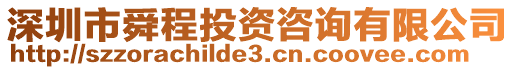 深圳市舜程投資咨詢有限公司