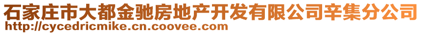 石家庄市大都金驰房地产开发有限公司辛集分公司