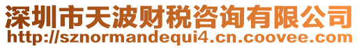 深圳市天波財(cái)稅咨詢有限公司