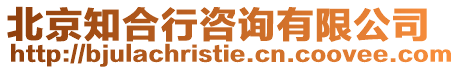 北京知合行咨詢有限公司