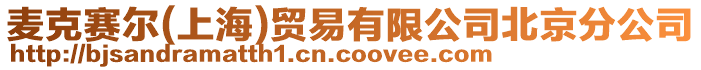 麥克賽爾(上海)貿(mào)易有限公司北京分公司