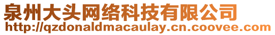 泉州大頭網(wǎng)絡(luò)科技有限公司