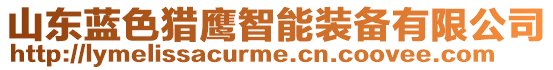 山東藍(lán)色獵鷹智能裝備有限公司