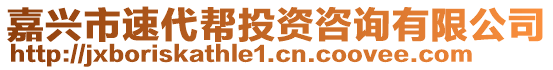 嘉興市速代幫投資咨詢有限公司