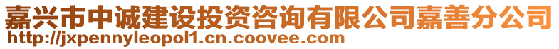 嘉興市中誠建設投資咨詢有限公司嘉善分公司