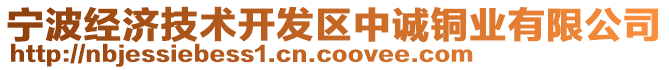 寧波經(jīng)濟(jì)技術(shù)開發(fā)區(qū)中誠銅業(yè)有限公司