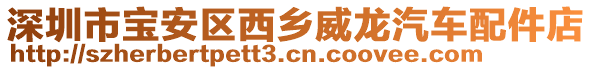 深圳市宝安区西乡威龙汽车配件店