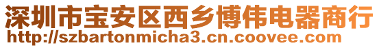 深圳市宝安区西乡博伟电器商行