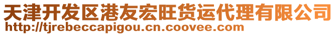 天津开发区港友宏旺货运代理有限公司