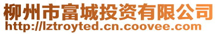 柳州市富城投資有限公司