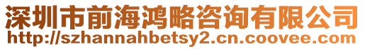 深圳市前海鴻略咨詢有限公司
