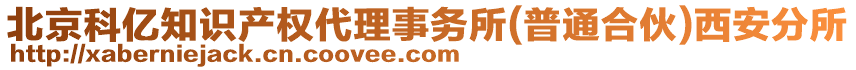 北京科億知識(shí)產(chǎn)權(quán)代理事務(wù)所(普通合伙)西安分所