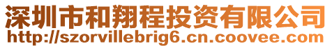 深圳市和翔程投資有限公司