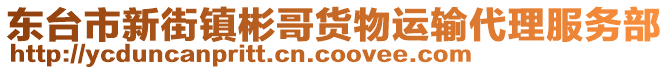 東臺(tái)市新街鎮(zhèn)彬哥貨物運(yùn)輸代理服務(wù)部