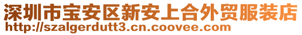 深圳市寶安區(qū)新安上合外貿(mào)服裝店