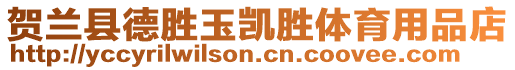 賀蘭縣德勝玉凱勝體育用品店