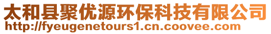 太和縣聚優(yōu)源環(huán)保科技有限公司