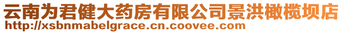 云南為君健大藥房有限公司景洪橄欖壩店