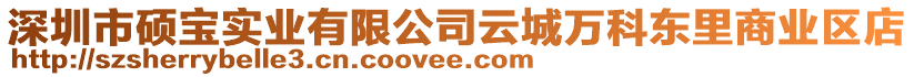 深圳市碩寶實業(yè)有限公司云城萬科東里商業(yè)區(qū)店