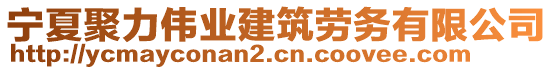 寧夏聚力偉業(yè)建筑勞務(wù)有限公司