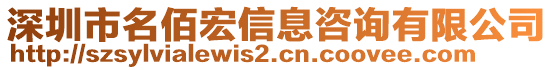 深圳市名佰宏信息咨詢(xún)有限公司