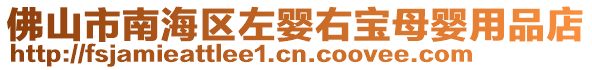 佛山市南海區左嬰右寶母嬰用品店