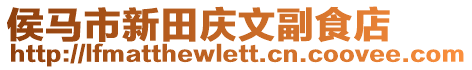 侯馬市新田慶文副食店