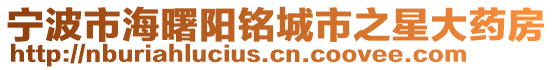 寧波市海曙陽銘城市之星大藥房