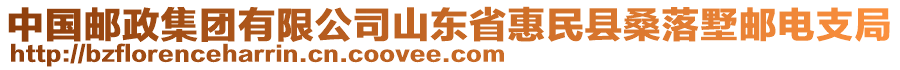 中國郵政集團有限公司山東省惠民縣桑落墅郵電支局