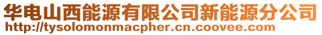 華電山西能源有限公司新能源分公司