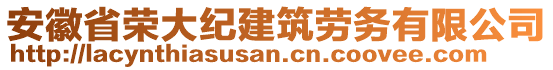 安徽省榮大紀建筑勞務有限公司