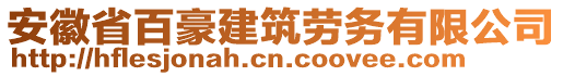 安徽省百豪建筑勞務(wù)有限公司