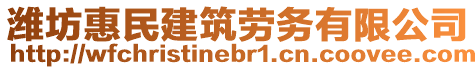 濰坊惠民建筑勞務(wù)有限公司