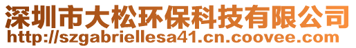 深圳市大松環(huán)?？萍加邢薰? style=