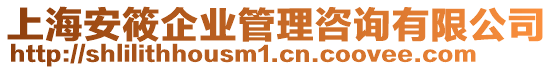 上海安筱企業(yè)管理咨詢有限公司