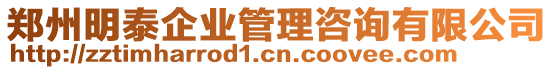 鄭州明泰企業管理咨詢有限公司