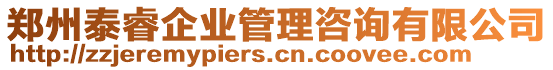 鄭州泰睿企業管理咨詢有限公司