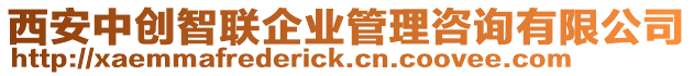 西安中創(chuàng)智聯(lián)企業(yè)管理咨詢有限公司