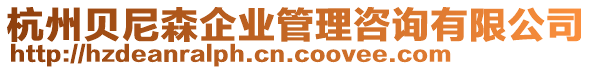 杭州貝尼森企業(yè)管理咨詢有限公司