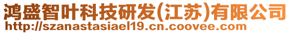 鴻盛智葉科技研發(江蘇)有限公司