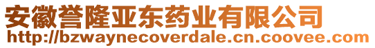 安徽譽隆亞東藥業(yè)有限公司