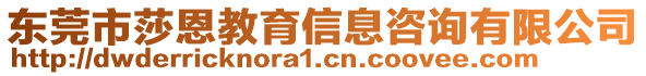 東莞市莎恩教育信息咨詢有限公司