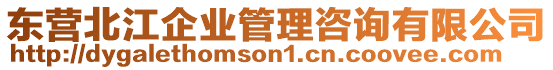 東營北江企業管理咨詢有限公司