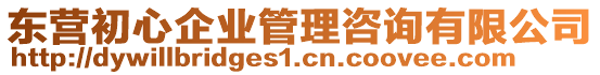 東營初心企業(yè)管理咨詢有限公司