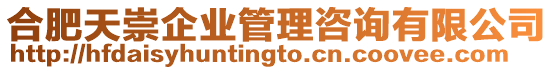 合肥天崇企業管理咨詢有限公司