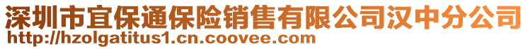 深圳市宜保通保險銷售有限公司漢中分公司